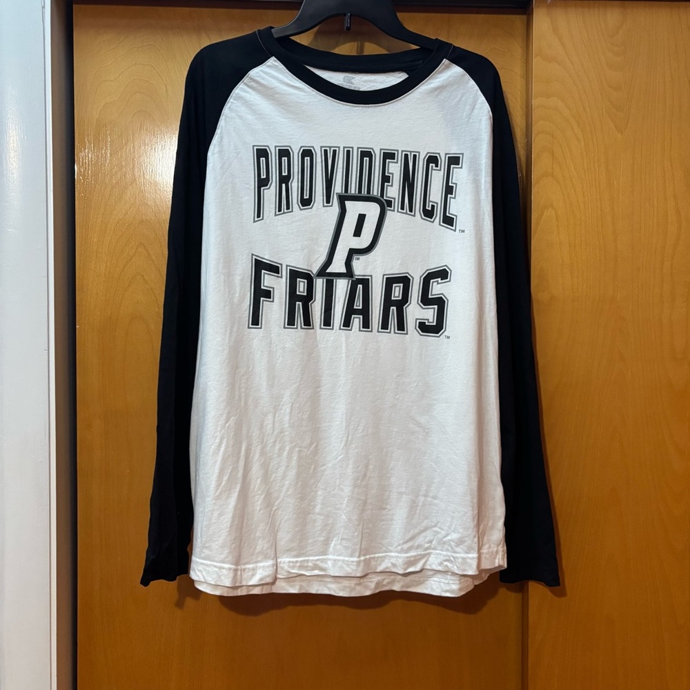 Providence Friars Black and White Raglan Shirt